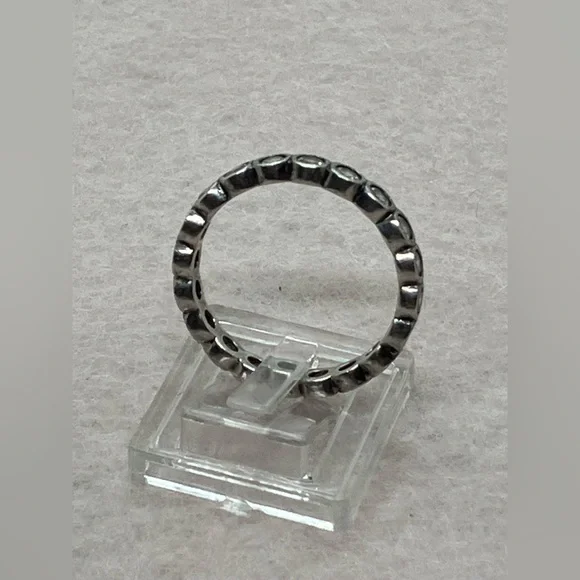 Pandora 925 Sterling Silver Alluring Brilliant Clear Cz Eternity Ring 190942CZ - Picture 4 of 7